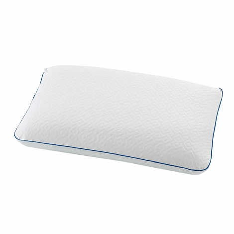 Amazon Com Novaform Lasting Cool Gel Memory Foam Pillow Queen Size Home Kitchen