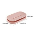 thumbnail image 3 of Bewildely Jabonera para baño, ahorro de espacio, fácil de limpiar, caja de almacenamiento de doble capa para jabón, caja de jabón para baño Juegos de accesorios de baño, 3 of 6