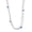 Blue, variant on Lux Cut Bead Long Necklace 42