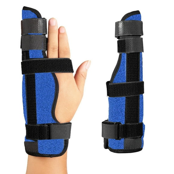 Pinky Finger Splint, Trigger Finger Splint for Ring Finger, 4th or 5th Broken Finger Splint, Metacarpal Finger Splint for Boxer's Fracture, Ulnar Nerve, Arthritis, Fits Left & Right Hand