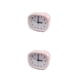 thumbnail image 4 of Reloj despertador Billuyoard de escritorio a la moda con luz nocturna Rosa 2Conjunto, 4 of 6