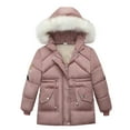 thumbnail image 2 of New Warm Girl Children Winter Kids Snow Gear Hoodie Zip Thick Coats Overalls for S Jacket Outwear Kids Boys 4T Boys insulated Snow Girls Coat&Jacket Pants Bibs Snow Pants s 5t Boys We, 2 of 5
