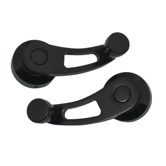 Cobra-Tek Billet Aluminum Universal Window Cranks Kit 3.5" Anodized Black