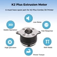 thumbnail image 4 of Motor Extrusor, Motor Paso A Paso Del Extrusor Rueda Síncrona De Alta Resistencia Operación Estable Reemplazo De Engranaje De 12 Dientes Para K2 Plus Para Impresora 3D, 4 of 7