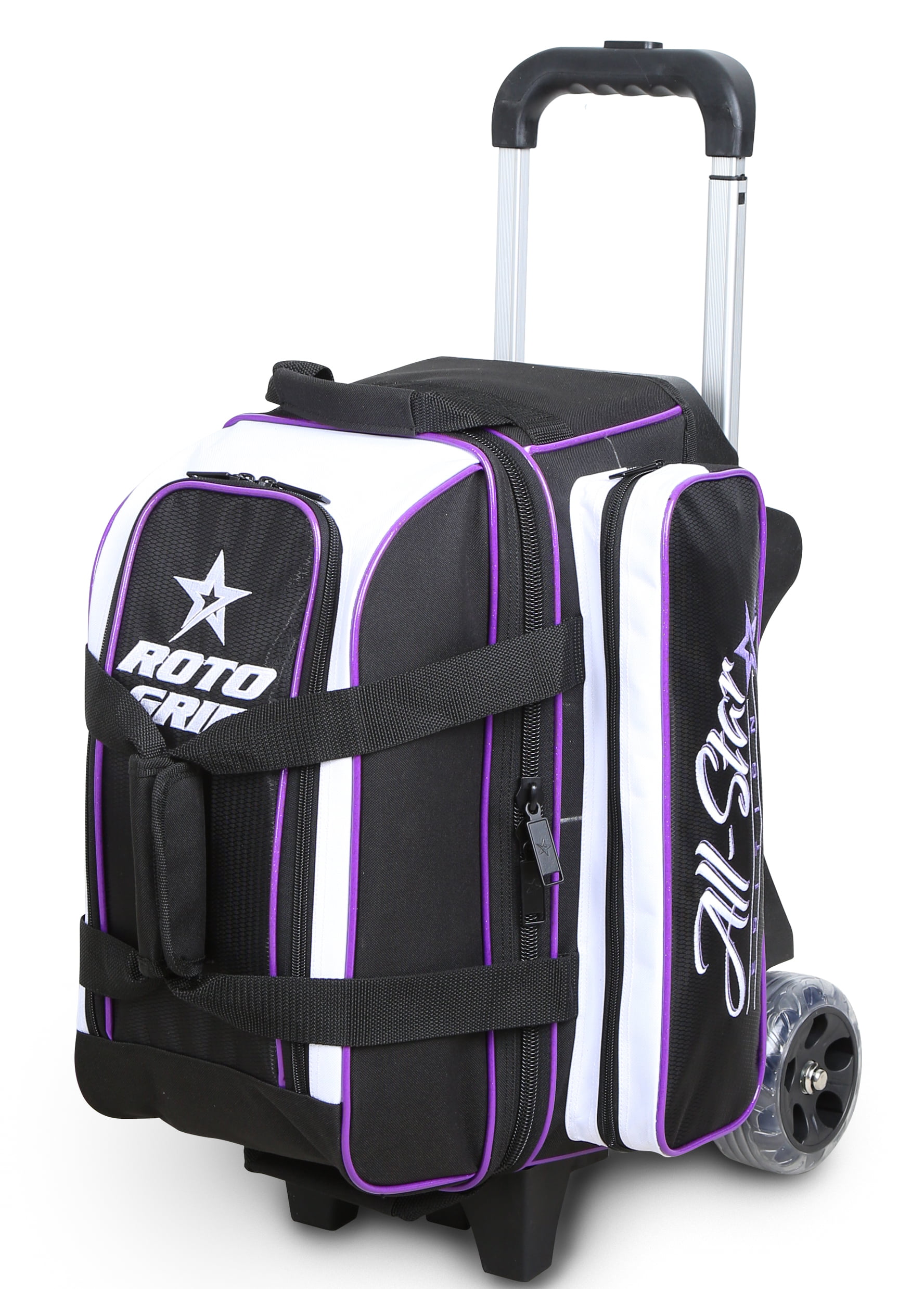 Brunswick Blitz Double Roller Bowling Bag Purple for sale online