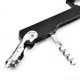 thumbnail image 3 of Bottle opener with foil cutter Waiter's Friend Corkscrew Tool 2-pack, Black), 3 of 4