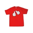 thumbnail image 1 of Thumbs Up Graphic T-shirt Red, Small, 1 of 1