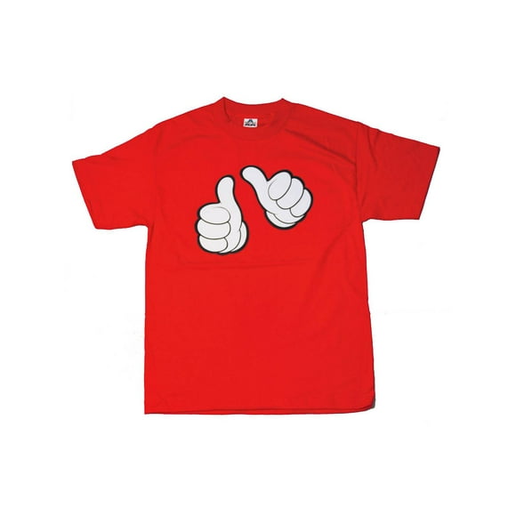 T-shirt Graphique Rouge, Petit