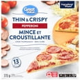 thumbnail image 1 of Great Value Thin & Crispy Pepperoni Pizza, 370 g, 1 of 4