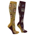 thumbnail image 1 of PBJ Funny Novelty Compression Socks for Women Unisex Size, 1 of 4