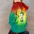 thumbnail image 4 of Girls Long Sleeve Hoodie Cute Four Leaf Clover Graphic Pullover Sweatshirt Kids Daily Casual Activewear St Patricks Day Clothes for Teen, 4 of 5