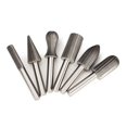 thumbnail image 1 of 6 Pcs Meules en Tungstène Acier Carbure pour Perceuse Rotative Moulin à Tige 6mm, 1 of 1