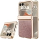 thumbnail image 1 of wonima11 NINKI for Motorola Razr 2024/2025 Case with Hinge Cover and Screen Protector [Not fit Moto Razr+], Glitter Leather Matte PC Flip Phone Cover for Moto Razr 50/60 Case 2024 & 2025 - Rose Gold, 1 of 1