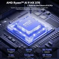 thumbnail image 2 of AI Copilot+ PC Business-Laptop, 17.3" Laptop, AMD Ryzen AI 370 Radeon 890M, (12C/24T, 50 Tops NPU), 32GB RAM 1TB SSD, 144Hz, PD 100W USB-C 4.0, AI-PC with Wi-Fi 6E for Working Business Creation, 2 of 8