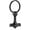 Keychain-Black, variant on Norse Viking Thor's Hammer Talisman Urn Necklace, Stainless Steel Men Vintage Original Cremation Jewelry Nordic Viking Vegvisir Mjolnir Compass Amulet Pendant