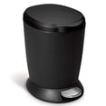 thumbnail image 4 of 6L round step can, black plastic, 4 of 4