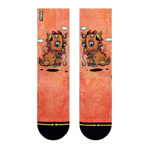 Baby Dragon Crew Socks With Art By Steve Caballero
