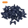 thumbnail image 3 of Uxcell 100Pcs Mini Ribbon Bow Mini Fabric Satin Ribbon Flower Bows for Craft DIY Sewing Wedding Birthday Party Navy Blue, 3 of 4