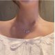 thumbnail image 4 of Collar de estrella JAMW colgante collar de cadena de plata joyería mujer regalo moda 1pc Sencillez, 4 of 5