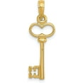 thumbnail image 3 of Solid 10K Yellow Gold Polished 3-D Key Charm - 26mm, 3 of 7