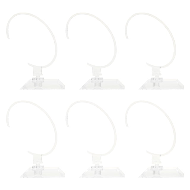 unbranded 6Ud Soporte Para De Plástico Transparente Para Exhibición Y Almacenamiento En Escritorio
