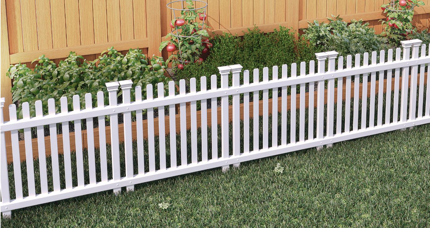 Zippity Outdoor Products Roger Rabbit 2 ft. H x 2 ft. W Vinyl Fence Kit