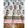 thumbnail image 2 of New Era Creation Cotton Lining Pink Hand Block Print Curtain for Bedroom,Custom Size Drapery for livingroom,Rod Pocket,Rod Pocket with Header,Eyelets,Tie Top, 2 of 4