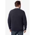 thumbnail image 2 of KingSize Men's Big & Tall Shoreman’S Cardigan Cable Knit Sweater, 2 of 3