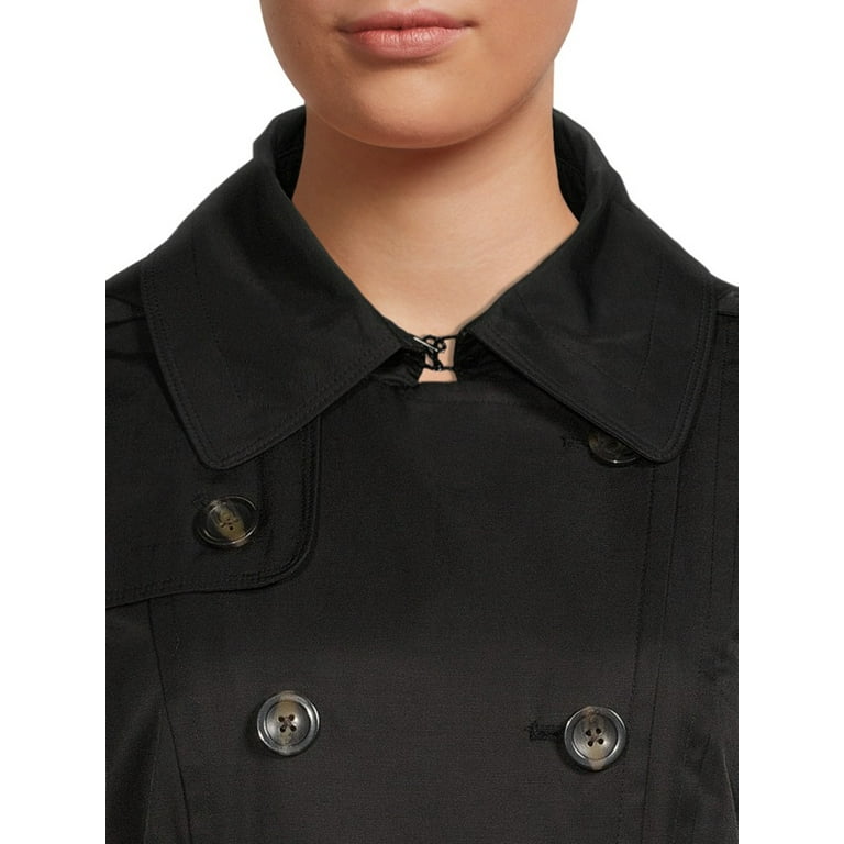 London fog missy clearance double collar trench coat