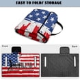 thumbnail image 4 of HUIACONG US Flag Golf Golf Cart Seat Covers Anti-Slip 4 Pocket Golf Cart Seat Covers Club Car Comfortable Portable Fit Most Cars EZGO Yamaha Club Car, 4 of 7
