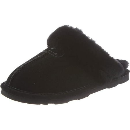 Bearpaw Womens Loki II Slide Slipper - Black - Size 10