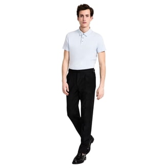38 x 32 in. Mens Super Stretch Slim Pants, Black - Pack of 24