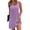 Black/Purple, variant on Ekouaer Nightgowns for Women 2 Pack Sleeveless Sleepwear Tank Sleep shirts Chemise Nightshirt