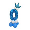thumbnail image 2 of GUOOL Air Balloon Set Number Balloon Set Gift Birthday Party Decorations 0 Number 0, 2 of 6