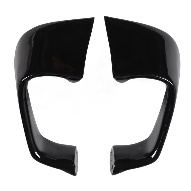 2 Pcs Ailes de Moto, Aile de Vent Fixe Aérodynamique, Aileron avant pour Moto, Accessoire de Modification de Pare-Brise pour YZF R1 R6