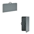 thumbnail image 6 of Mainstays 5-Piece 34 in Square Centerfold Folding Card Table and 4 Folding Chairs Set, Gray, 6 of 8