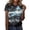 a-Blue598168, variant on Women's T-Shirt Oversized Galaxy Print Tees Crewneck Short Sleeve Stretch Loose Fit Top For Casual Street Daily Outdoor Wear Leisure Top