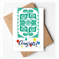 thumbnail image 1 of Green Biology Fish Wedding Cards Congratulations Greeting Envelopes, 1 of 3