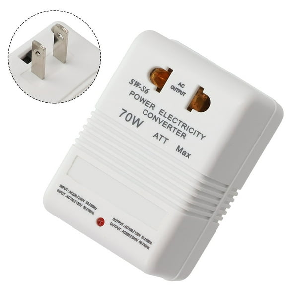 110V/120V To 220V/240V Step-Up&Down Voltage Converter 70W Transformer Travel