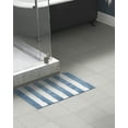 thumbnail image 2 of Garland Rug Beach Stripe Washable Basin Blue/White Bathroom Rug, 21" x 34", 2 of 6