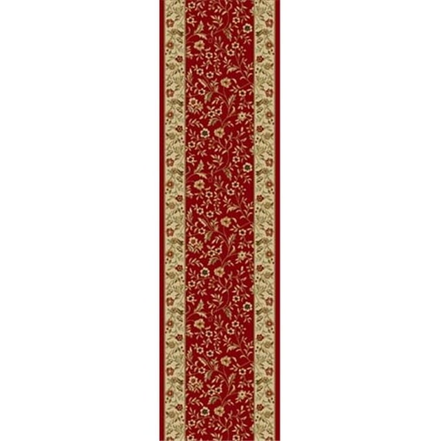 Infinity Home 29012 Rois Cour Soleil 2 Pi x 6 Pi 10 Po Tapis de Course en Rouge
