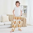 thumbnail image 6 of Boy's Pajama Pants Boys' Long Sleep Pants Children's Pajama Pants Loose Fitting Pajama Pants are Convenient to Put on and Take off S Halloween Grimace Pumpkin, 6 of 9