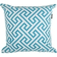 thumbnail image 5 of Accent Home Printed Cushion Covers Set of 4 - Decorative Square Throw Pillow Cover , Indoor & Outdoor Cotton Cushion Cases , Geometric Design Aqua Pillowcases for Home Sofa - Bed - Couch 18 x 18 Inch, 5 of 5