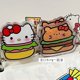 thumbnail image 2 of Clip de notas de piel negra Hello Kitty PP, clip de notas, estilo ins, alto valor de color, clip gourmet kt de doble cara, clip de papel de prueba de almacenamiento acrílico, 2 of 5