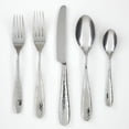 thumbnail image 1 of Cambridge Silversmiths Rendezvous Hammered 20-Piece Flatware Set, 1 of 1