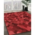thumbnail image 2 of Ahgly Company Indoor Rectangle Patterned Ferrari Red Area Rugs, 2' x 5', 2 of 6