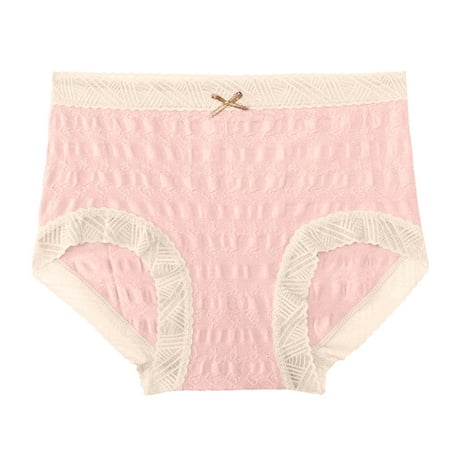 

Aayomet Women Panties Seamless Womens Sexy Underpants Comfort Low Rise Soft T Back G String Panties Pink One Size