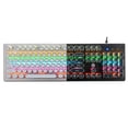 thumbnail image 3 of Teclado mecánico iluminado 104 teclas Teclado para juegos Funciona con USB 9 efectos de iluminación vívidos para computadora portátil E-sports Trip Travel Portable Abanopi Teclado, 3 of 6