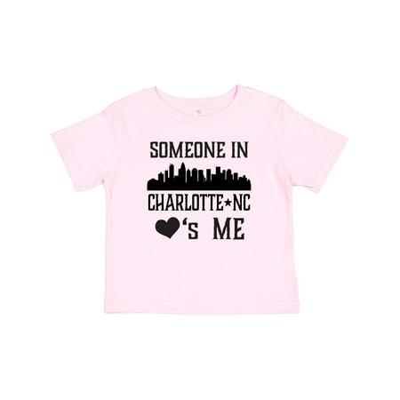 

Inktastic Charlotte North Carolina Someone Loves Me Boys or Girls Baby T-Shirt