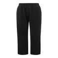 thumbnail image 2 of Men Autumn Casual Sweatpants Solid Color Elastic Middle Waist Loose Joggers Trousers Plus Size, 2 of 6